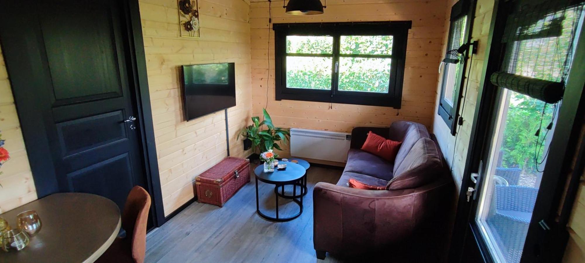 Chalet In Het Groen Met Airco Drachtstercompagnie Luaran gambar
